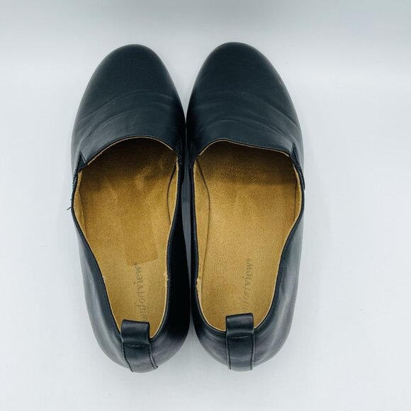 Comfortview Shoes Womens Size 11 Wide Black June Comfort Wedge Slip On Loafers - Picture 8 of 11